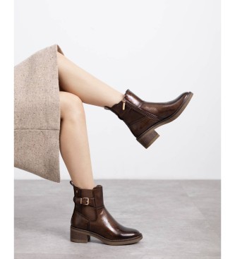 Carmela Lederstiefeletten 162579 braun