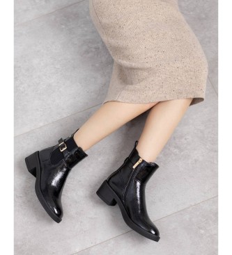 Carmela Botins em pele 162579 preto