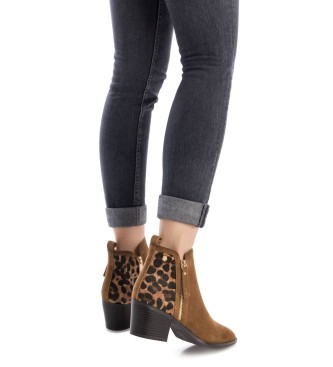 Carmela Bottines en cuir 162582 marron
