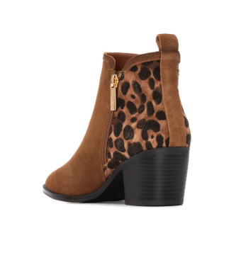 Carmela Bottines en cuir 162582 marron
