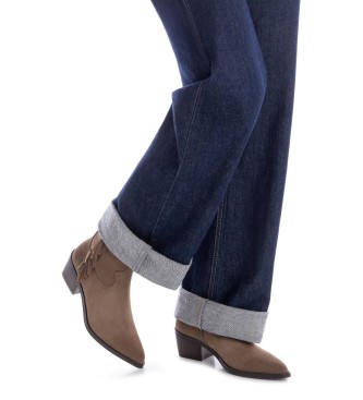 Carmela Brązowe buty z dwoiny 162663