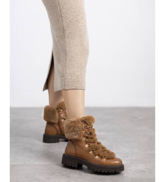 Carmela Stivaletti in pelle marrone 162668