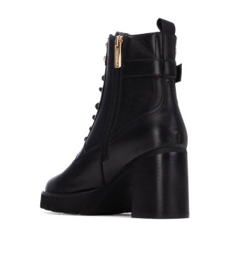 Carmela Bottines en cuir 162687 noir
