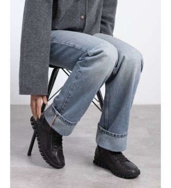 Carmela Stiefeletten aus Leder 162708 schwarz