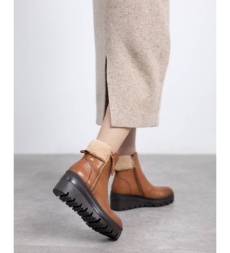 Carmela Leder-Stiefeletten 162712 braun