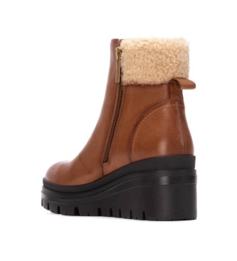 Carmela Leder-Stiefeletten 162712 braun