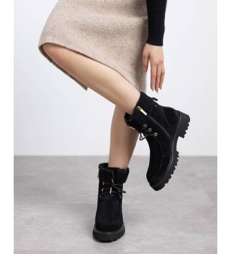 Carmela Botines de Piel 162717 negro