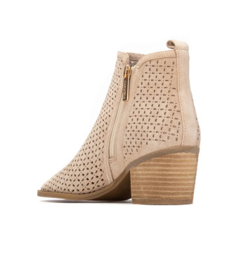 Carmela Botins em pele 163149 bege