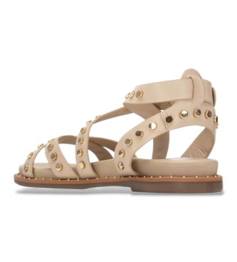 Carmela Beige 162393 Leather Sandals