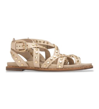 Carmela Beige 162393 Leather Sandals