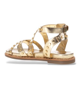 Carmela Gold 162393 Leather Sandals