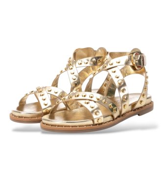 Carmela Gold 162393 Leather Sandals