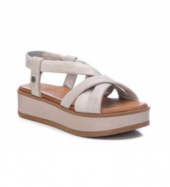 Carmela Leather Sandals 067837 brown