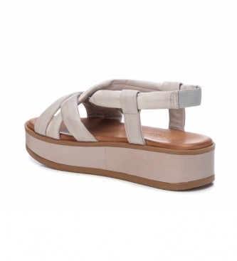 Carmela Leather Sandals 067837 brown