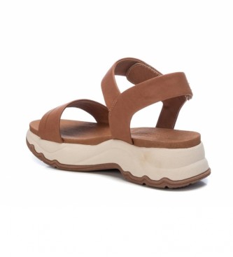 Carmela Leather Sandals 067893 brown