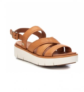 Carmela Leather sandals 068418 camel