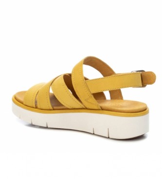 Carmela Leather sandals 068418 yellow
