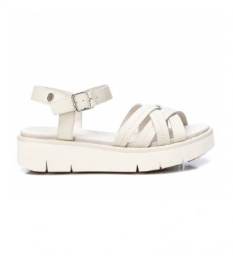 Carmela Lder sandaler 068421 hvid