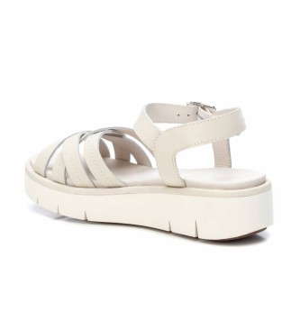 Carmela Lder sandaler 068421 hvid