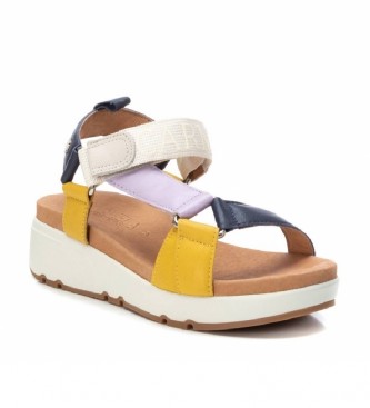 Carmela Leather sandals 068495 multicolor -Platform height 5 cm-.