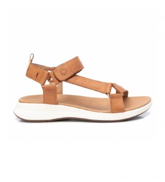 Carmela Leather sandals 068513 camel