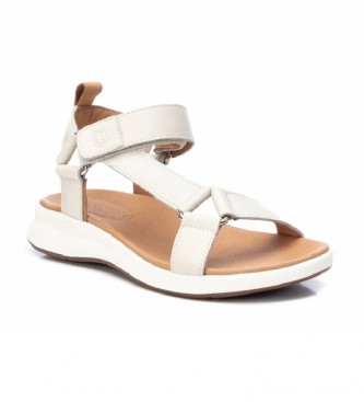 Carmela Beige leather sandals 068513