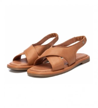 Carmela Leather sandals 068528 camel