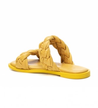 Carmela Leather sandals 068546 yellow