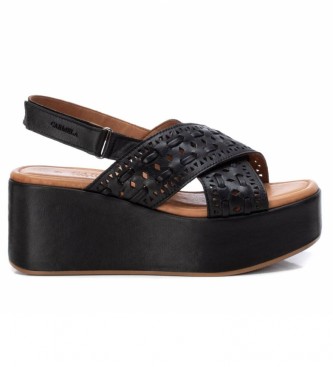 Carmela Leather sandals 068555 black