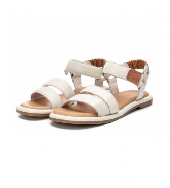 Carmela Beige leather sandals 068558