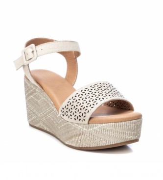 Carmela Leather sandals 068567 white -Height; 8cm