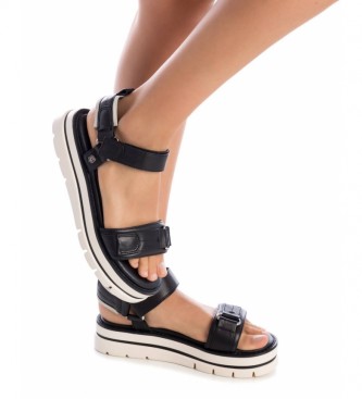 Carmela Leather sandals 068569 black -Platform height: 5cm