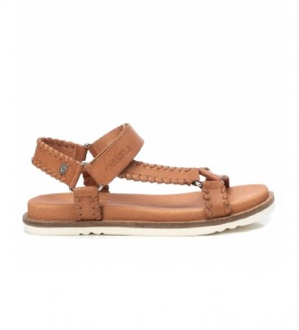 Carmela Leather sandals 068580 camel