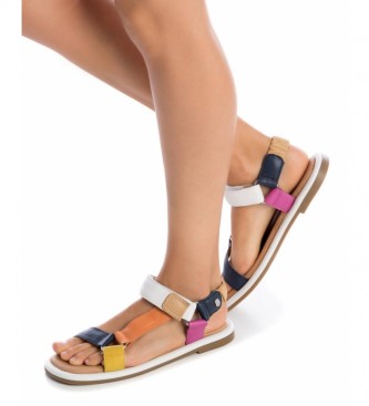 Carmela Multicolor leather sandals 068581