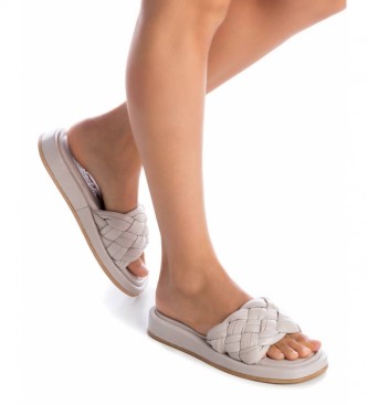 Carmela Lder sandaler 068590 hvid