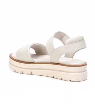 Carmela Leather sandals 068611 white -Platform height 5 cm
