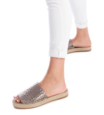 Carmela Sandales en cuir 160487 argent