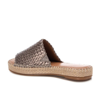 Carmela Sandales en cuir 160487 argent