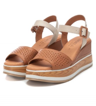 Carmela Lder sandaler 160531 brun