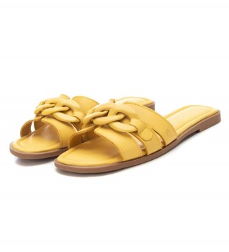Carmela Usnjene sandale 160543 rumena