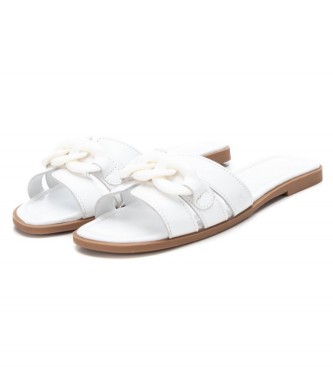 Carmela Leather Sandals 160543 white