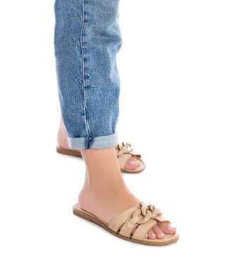 Carmela Sandales en cuir 160543 beige