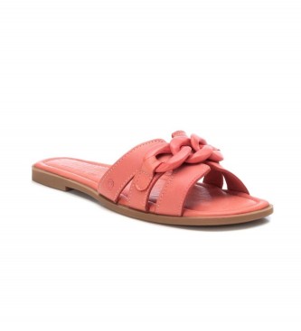 Carmela Leather Sandals 160543 orange