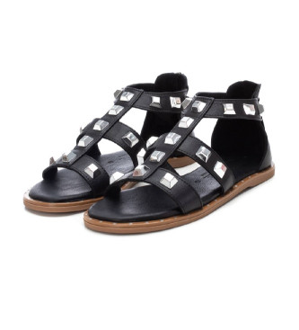 Carmela Sandali in pelle 160554 nero