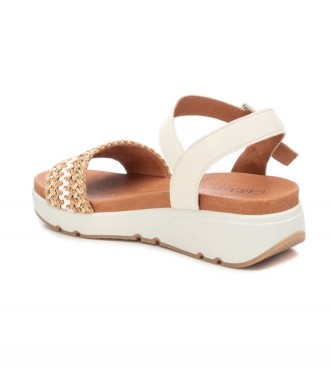 Carmela Leather Sandals 160590 beige -Height wedge 5cm