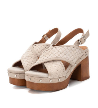 Carmela Leather sandals 160616 ice white