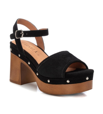 Carmela Leather Sandals 160623 black