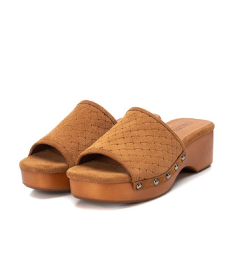 Carmela Leather sandals 160635 brown