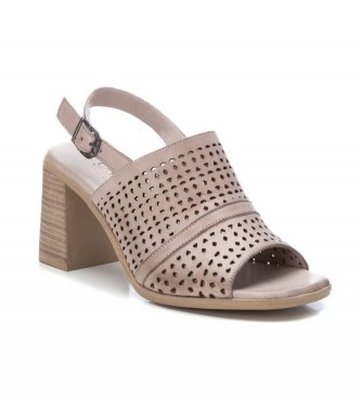 Carmela Leather sandals 160651 ice -Heel height 9cm