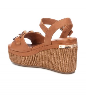 Carmela Leather sandals 160724 brown